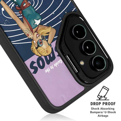 DC Comics Bombshells Stargirl- Field Guide to Cosmos Galaxy S25 Kickstand Case